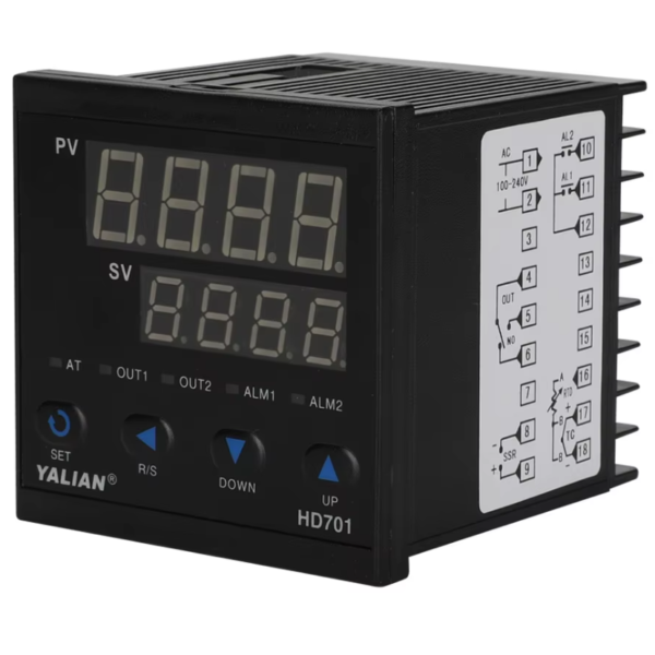 Controlador de Temperatura (72x72mm), Industrial Inteligente PID Termostato, REX-C700PRO