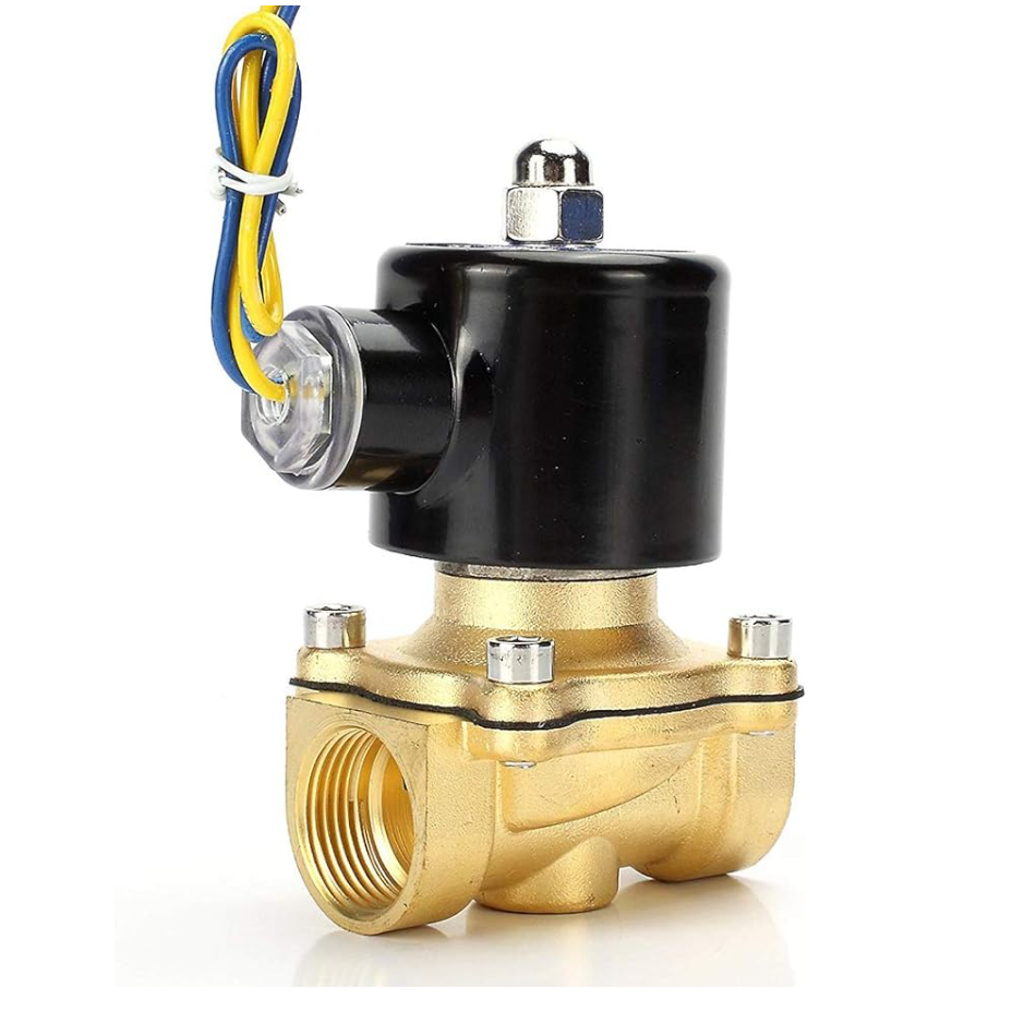 Valvula Solenoide 1/2" para Gas, Agua y Aire de AC220V