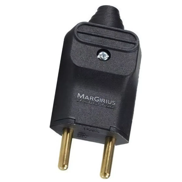 Enchufe Clavija Macho 2P-20A, 250VAC MARGIRIUS