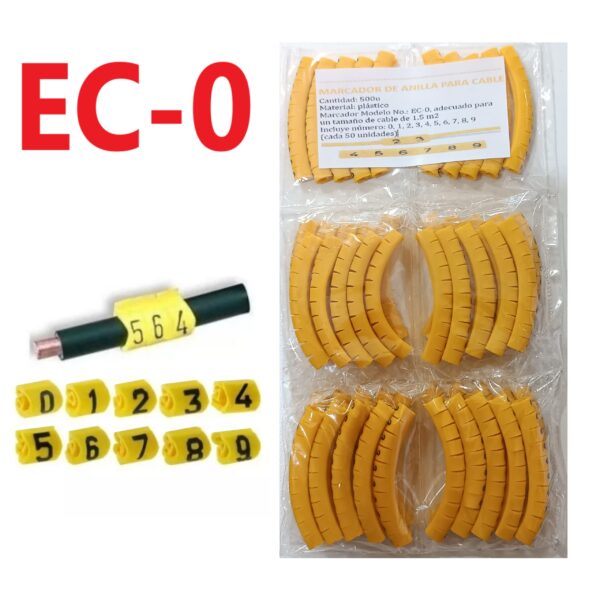 Kit Combo Anillas de Marcacion para Cable EC-