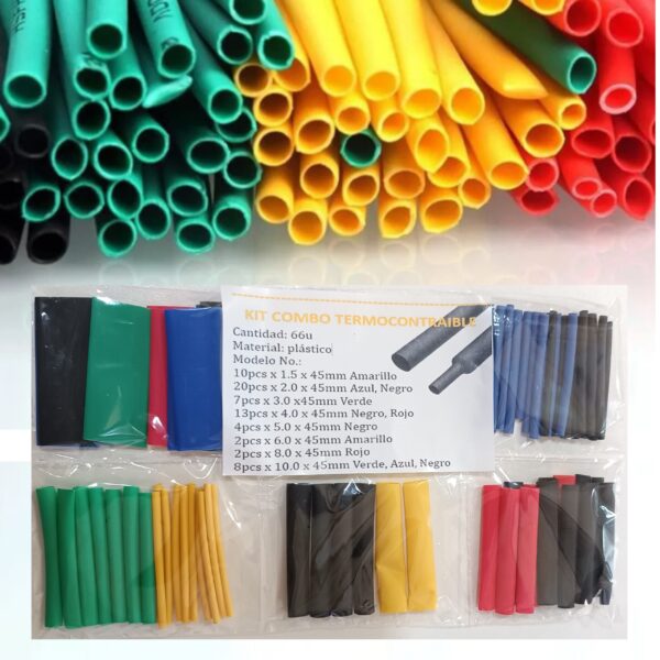 Kit Combo Termocontraible 66PCS