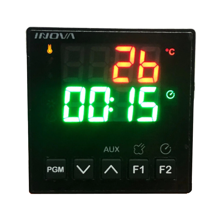 Controlador Digital de Temperatura y Tiempo INOVA (72x72mm), INV-YB4-04-J-H-F