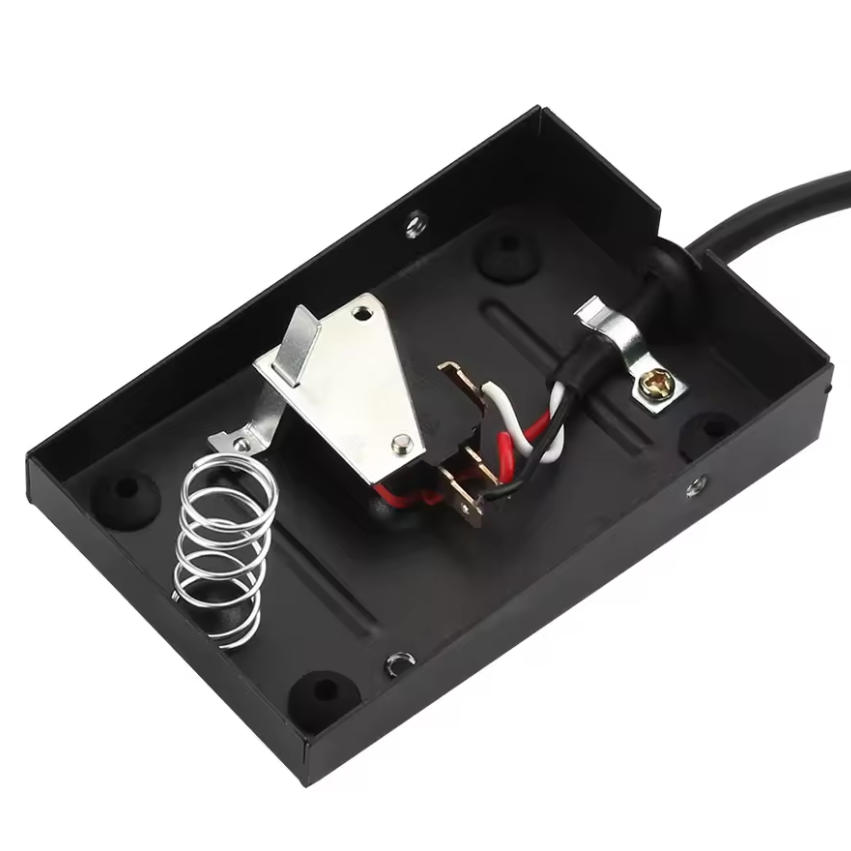 Controlador de Interruptor de Pie SPDT, Pedal con Linea de Reinicio Automatico, TFS-1 - Imagen 2