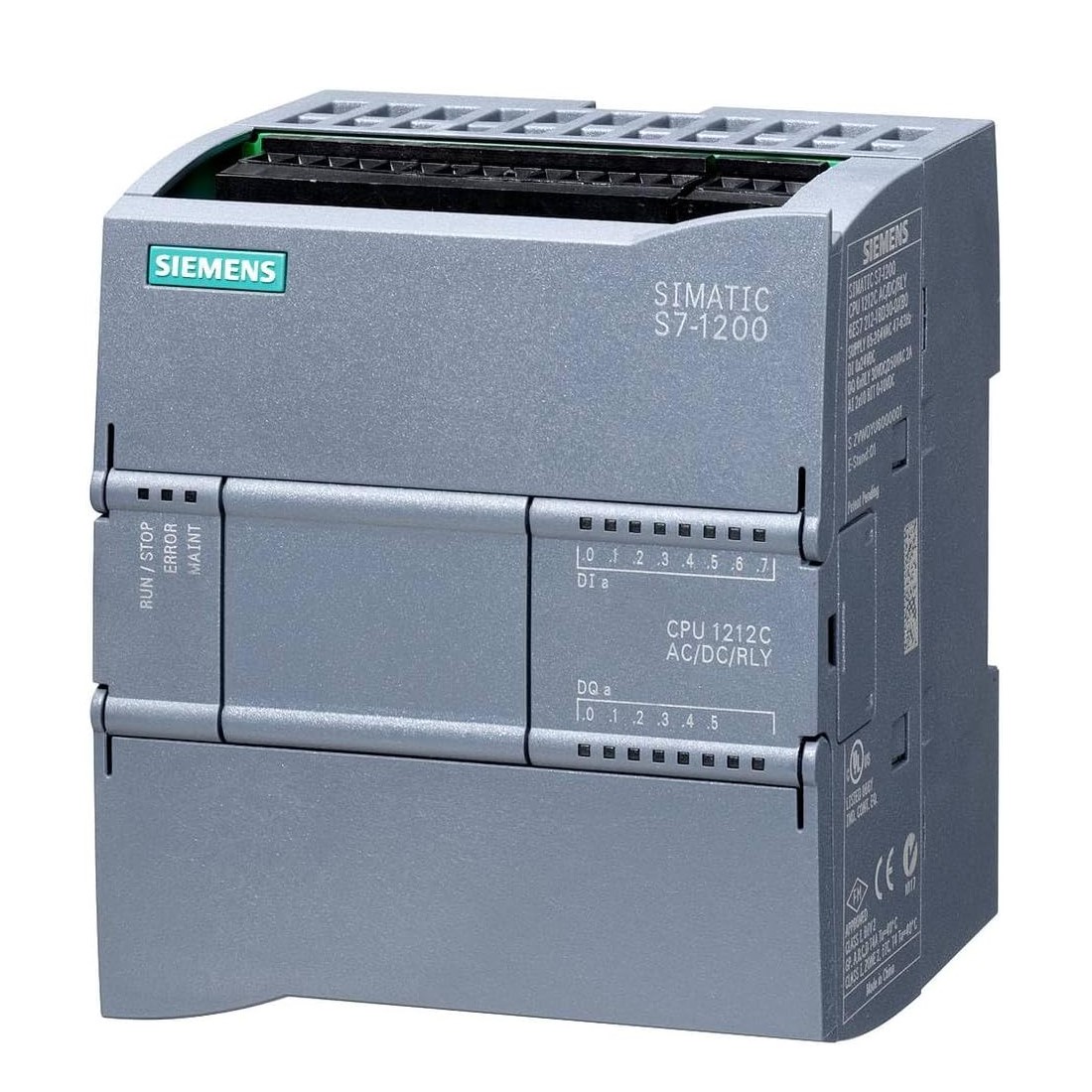 Controlador Logico Siemens Salida a RELE SIMATIC S7-1200, CPU 1212C AC/DC/Rele, 6ES7 212‑1BE40‑0XB0