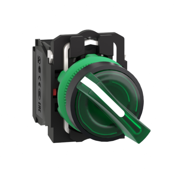 Selector Luminoso, Interruptor de 2 Posiciones 220VAC, XB5-AK 2365