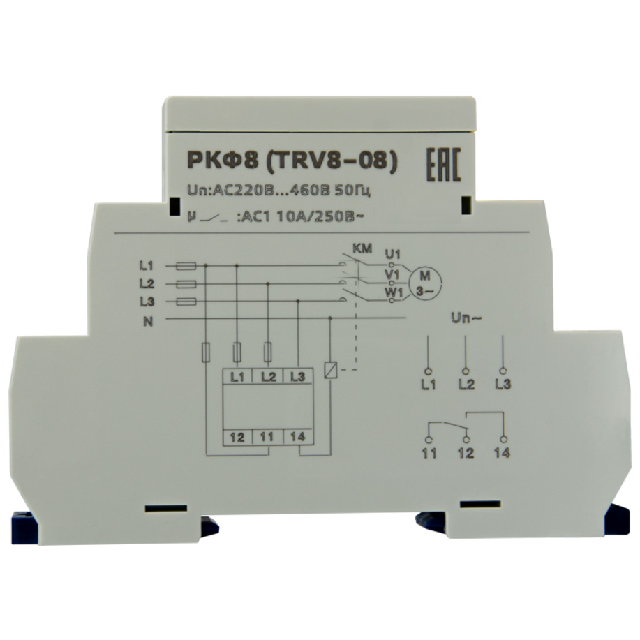 Rele Falta de Fase Secuencia MIN-MAX Tension, TRV8-08/M460 - Imagen 2