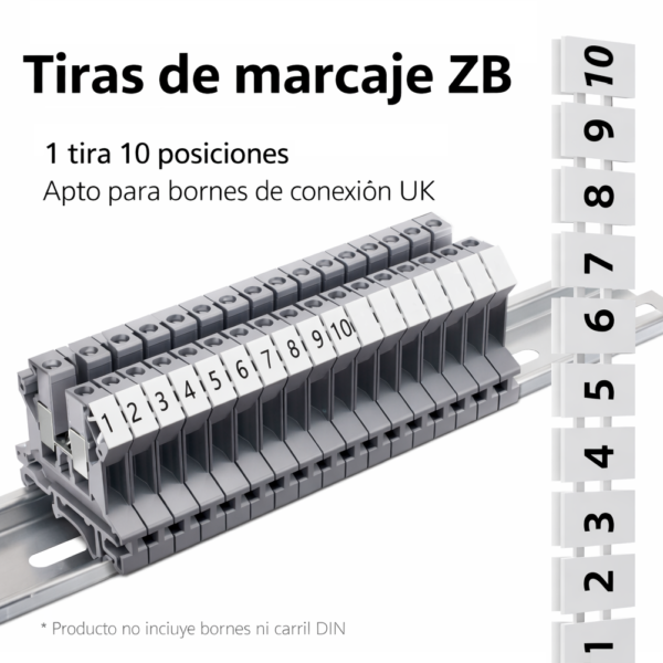 Tira de Marcado de Bloque de Terminales, ZB