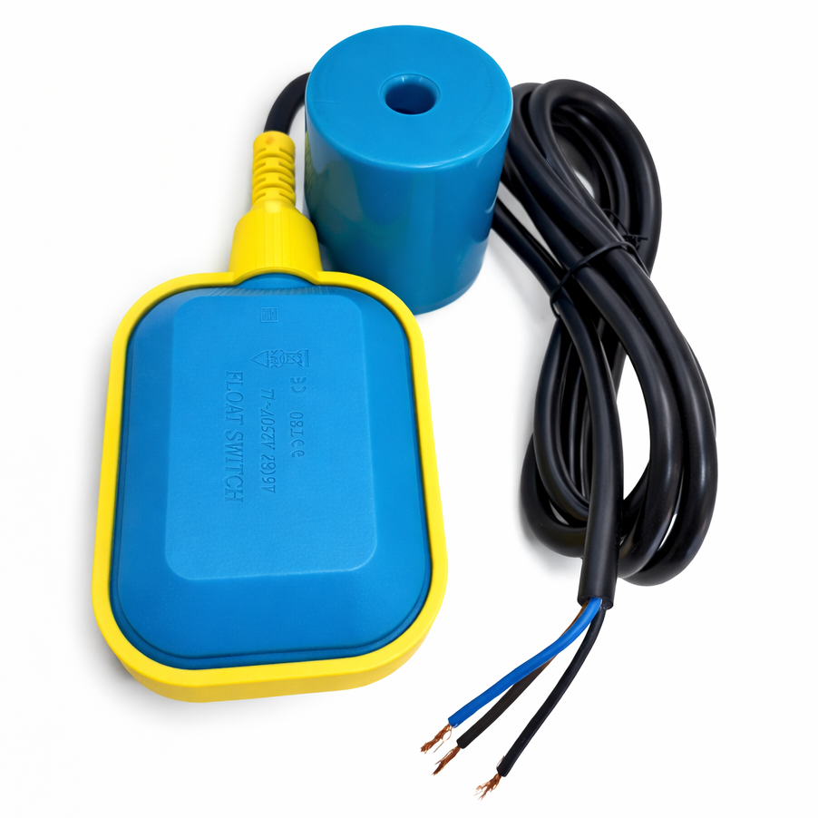 Interruptor de Flotador, Boya AZUL Certificacion Alemana 16A 250V, TSY-2