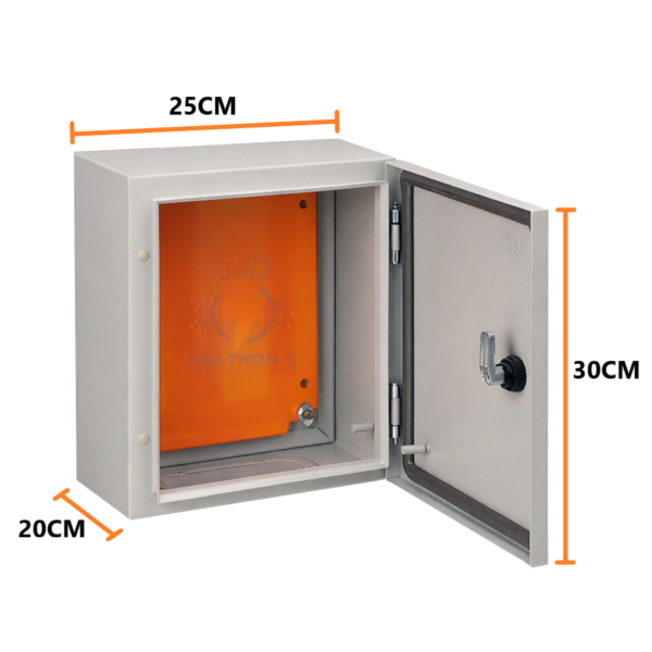 Caja Modular Exterior (30x25x20cm), Metalico KASAN IP65