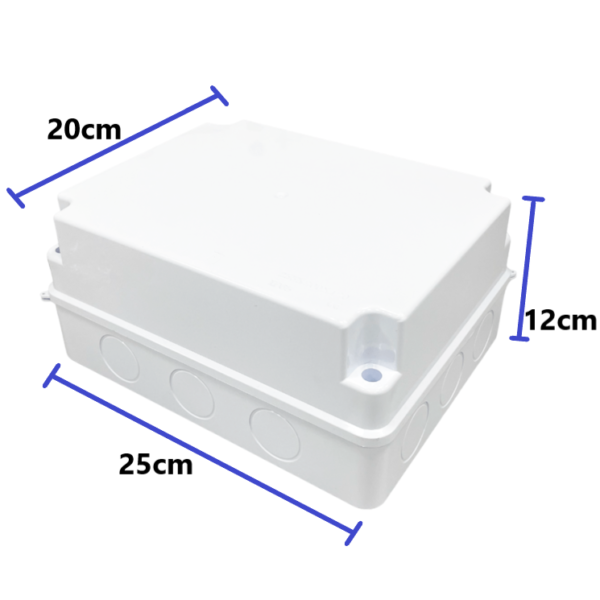 Caja Plastica (25x20x12), Sobreponer Interior IP65