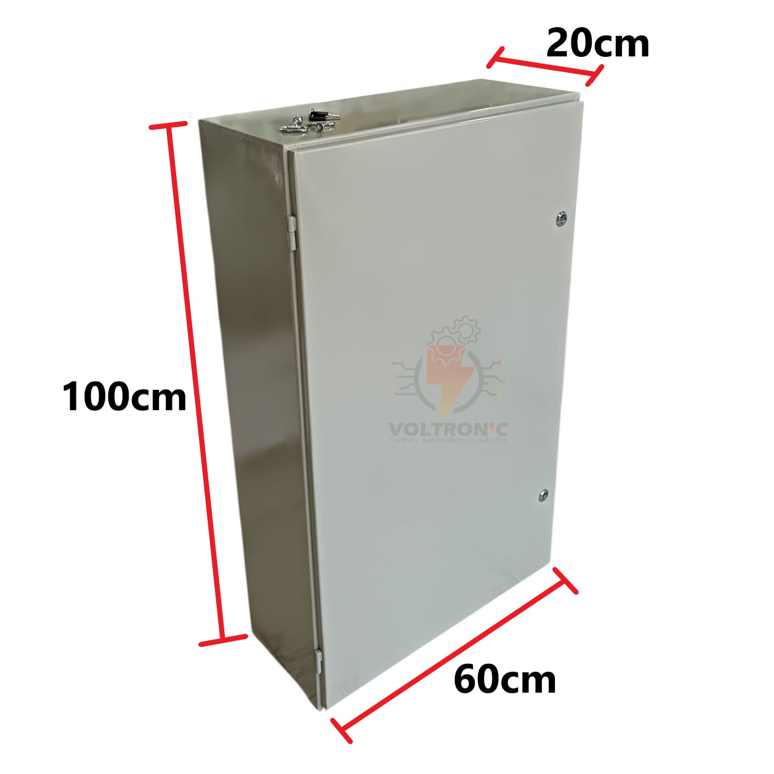 Caja Metalica Interior (100x60x20cm), para Aplicaciones Electricas Industriales, Industria Nacional