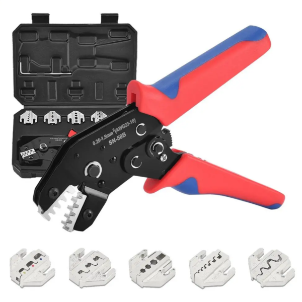 SET, KIT de Herramienta de Crimpado Manual Multifuncion 6 en 1, SN6IN1