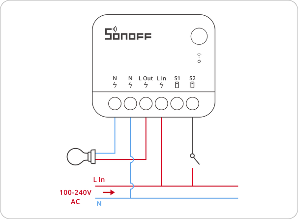 Interruptor Inteligente SONOFF Wi-Fi, MINIR4 - Imagen 4